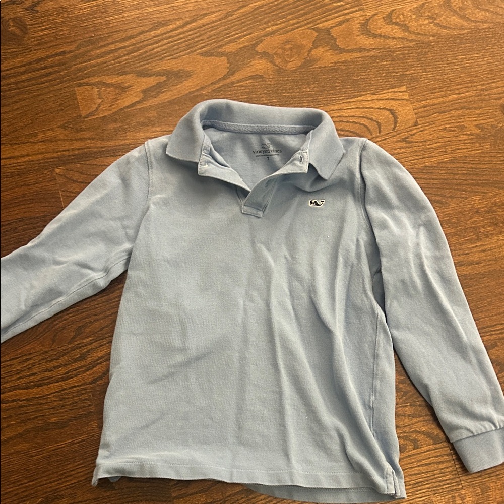Vineyard Vines Light Blue Kids Polo